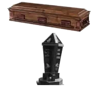 VIP plan coffin and tombstone